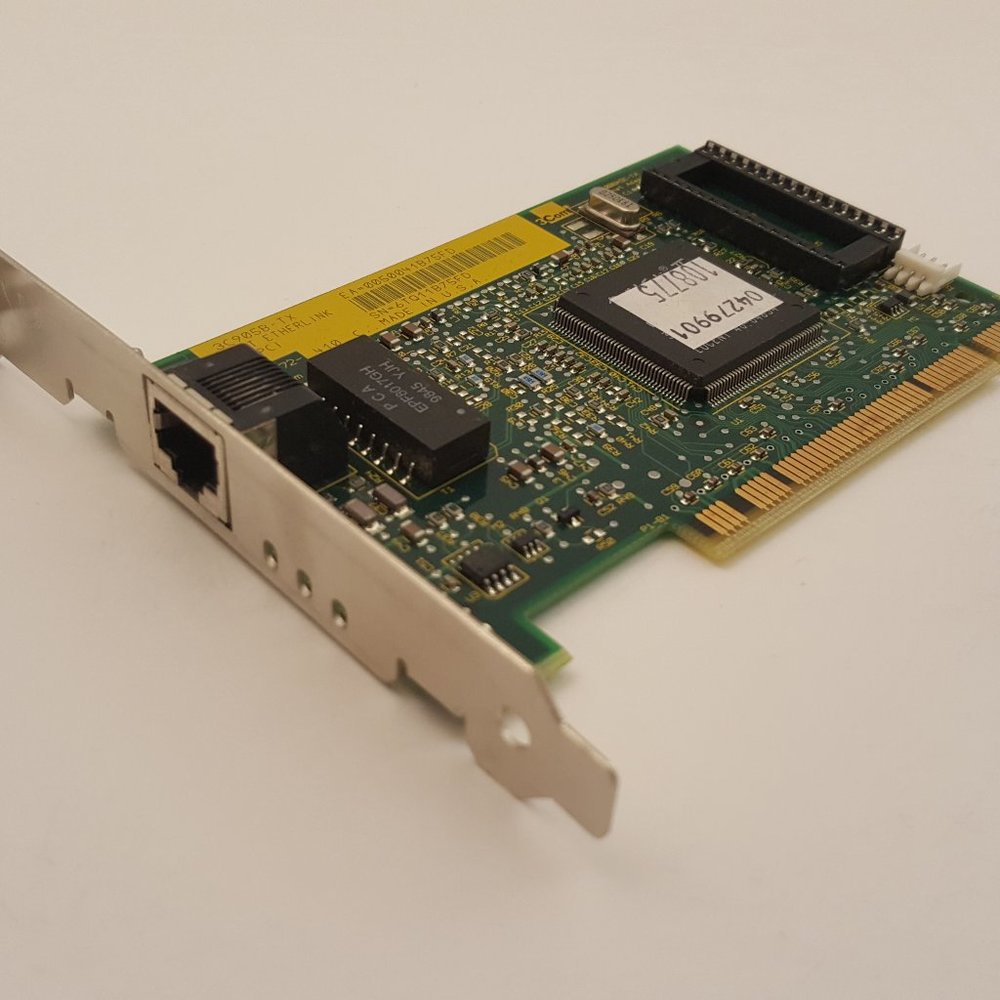 3COM 3C905B TX Fast Etherlink XL PCI 10/100 Mbps Ethernet Adapter NIC USED